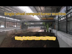 Adubo comercial Turner Fertilizer Compost Turning Equipment do estrume da galinha