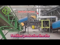 Linha de produção de fertilizantes orgânicos granulador