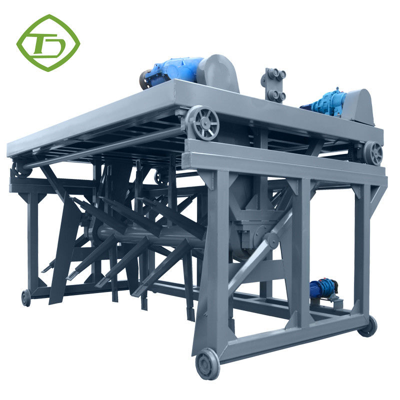 Tipo verde adubo Turner Chicken Manure Compost Machine do sulco