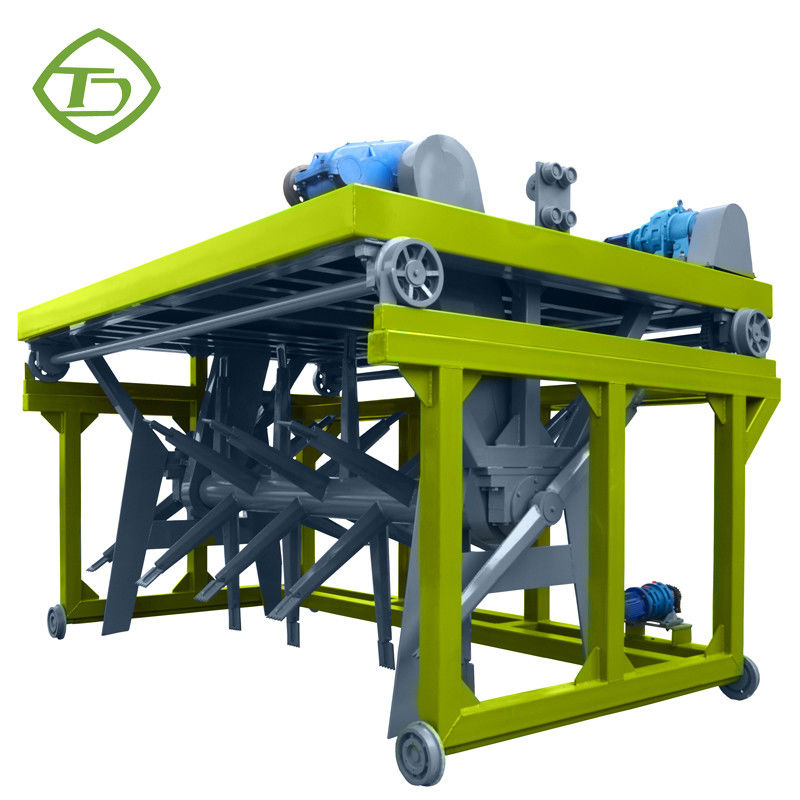 Tipo verde adubo Turner Chicken Manure Compost Machine do sulco