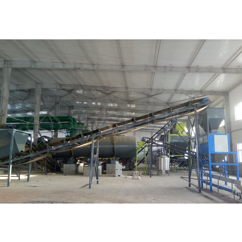 Linha de produção máquina do granulador do adubo de 20 Tons/H para grânulo orgânicos