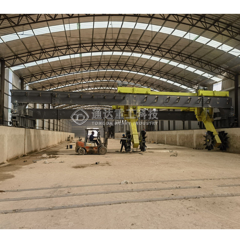 Tipo adubo Turner da roda do estrume da galinha da máquina da fermentação do adubo orgânico