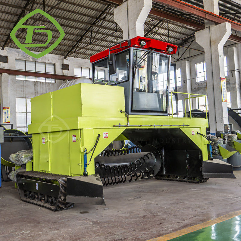 Máquina de transformação automática de composto para estrume orgânico