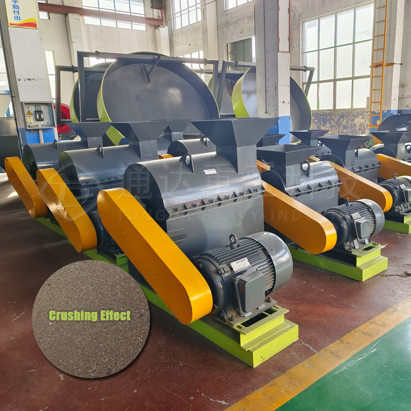 Máquina de triturar de impacto de eixo de tipo horizontal Máquina de triturar material semi- húmido