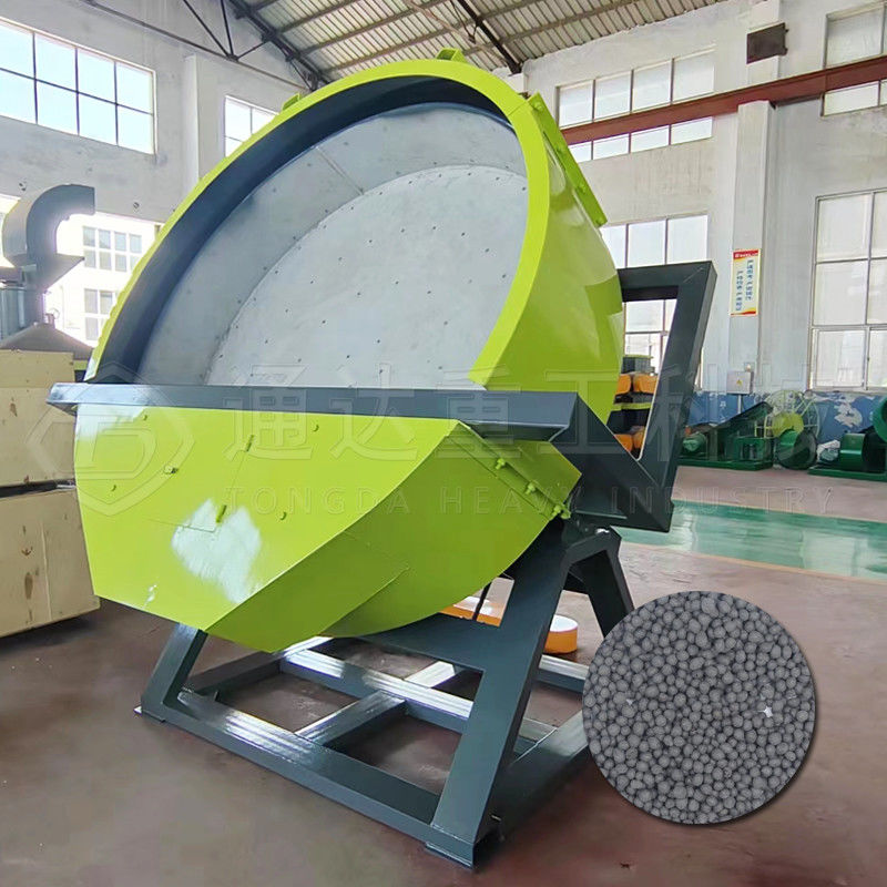 0.8-1.2 t/h Granulador de disco de fertilizantes de tipo molhado Granulador de disco de estrume