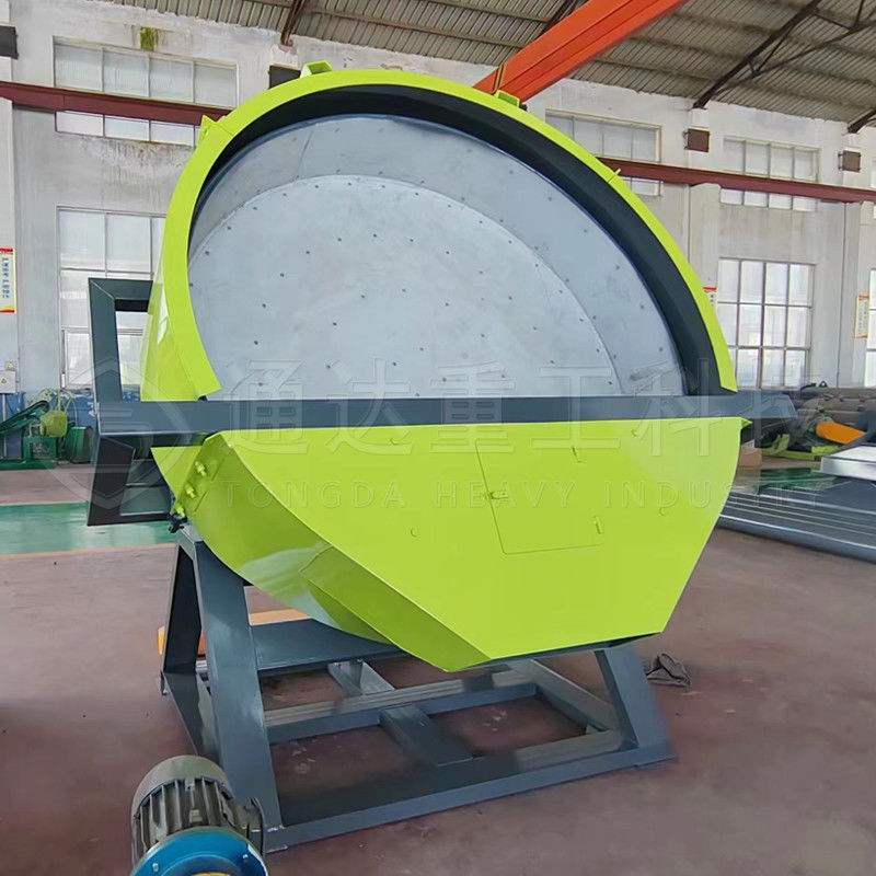 Amplamente utilizado 1,2-1,5 t / h Granulador de disco de fertilizantes Fabricação de grânulos de fertilizantes máquina
