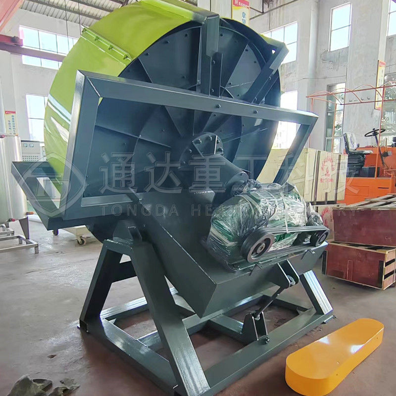 0.8-1.2 t/h Granulador de disco de fertilizantes de tipo molhado Granulador de disco de estrume