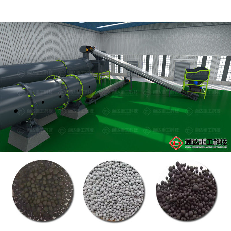 Linha de produção de fertilizantes orgânicos de alta qualidade