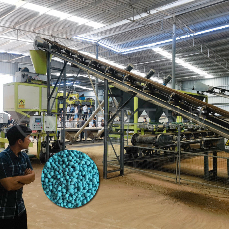 Máquina de compostagem personalizada para resíduos de estrume de frango para linha de produção de fertilizantes orgânicos