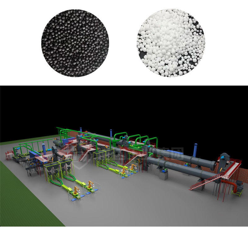 Máquina de Granulador de Discos de Fertilizantes Orgânicos Máquina de Linha de Produção de Fertilizantes Orgânicos