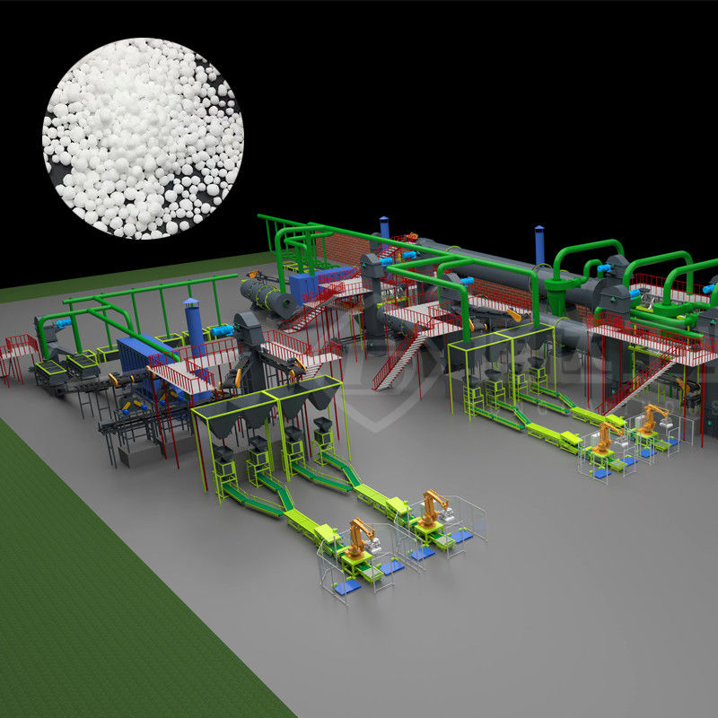 Máquina de Granulador de Discos de Fertilizantes Orgânicos Máquina de Linha de Produção de Fertilizantes Orgânicos