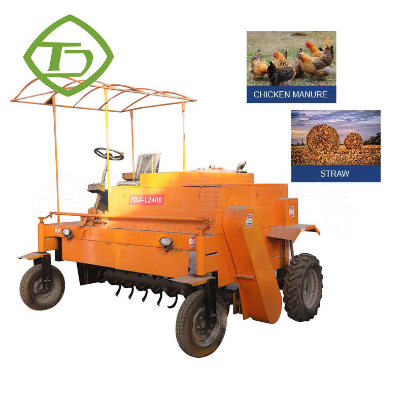 Engenho Diesel Compost Fermentação Turner Fertilizante Orgânico Compost Turner Moving Compost Máquina Turner